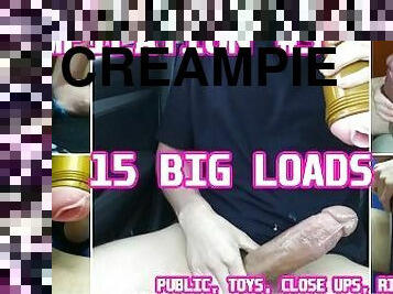 Cumshot Compilation #3 - 15 Loads