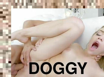 Bigass pornstar doggystyled on all fours