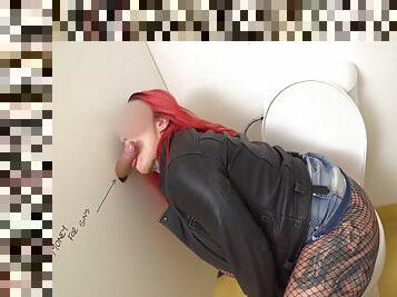 Glory Hole Fuck For Punk Babe