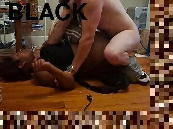 White guy fucks his black and Puerto Rican wife while being recorded pt1