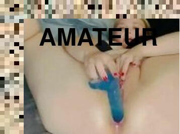 12anal play with toy