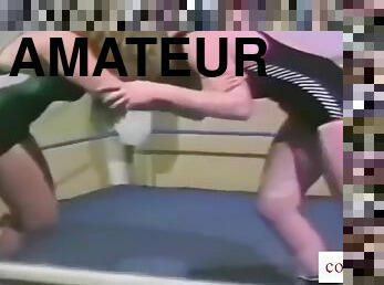 Uk girls wrestling  michelle vs paulina lee  hq