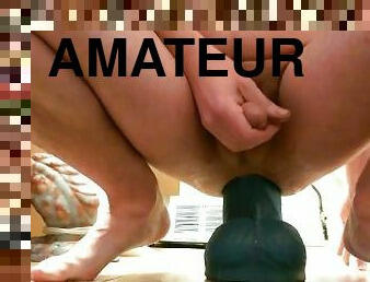 amateur, anal, jouet, webcam, gode, solo