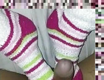 Foot job stinky socks