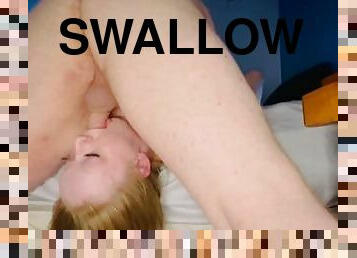 Swallowing his cock no problem, whos next? )