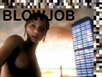 Ana De Armas Inspired - Handjob, sex and blowjob (Blade Runner 2049)