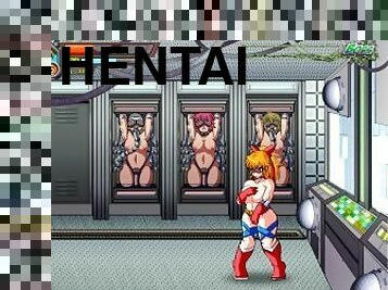 Umbreaker [Hentai sex game] Ep.1 Super hero girl naked street wrestling with vilains