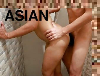 Sex in Shower with Hot Asian Slut