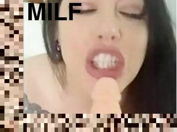 Slutty MILF submissive JOI