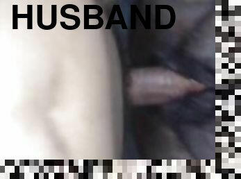 Husband pounding my pussy hard