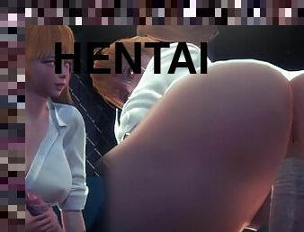 napalona, hentai, 3d, park