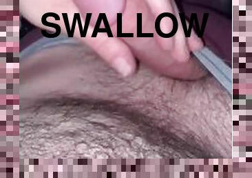 Slut ex sucks and swallows