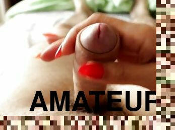 amatori, jet-de-sperma, facut-acasa, laba, cuplu, pov, fetish