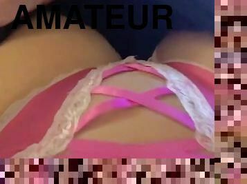 masturbação, orgasmo, cona-pussy, amador, adolescente, pov, meias-calças, engraçado, fetiche, sozinho