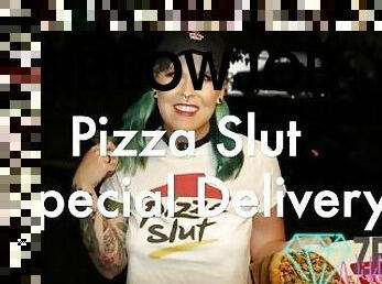 Pizza Slut Delivery Service with PF Bhangs