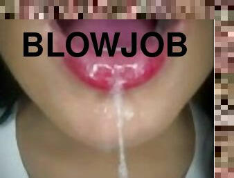 meeting cock fan virtual blowjob spit drolls ASMR taste my mouth (Jennyfer Queen)