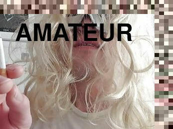 gammel, amatør, pov, eldre-older, fetisj, alene, røyking, pervertert