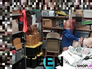 Shoplifting teen moves to the backroom