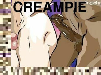 kæmpestor, anal, kæmpestor-pik, blandede-racer, bøsse, creampie, sort, sperm, anime, muskuløs