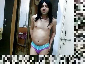 asiático, transsexual, amador, adolescente, gay, travesti, langerie, virgem