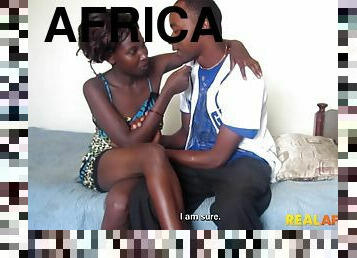 Real African Amateur Face Fucked And Fingered On Table