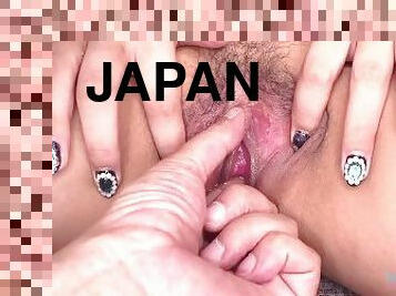 Japanese amateur shows pussy and tits in 1st on camera nude porno in Japan pt2