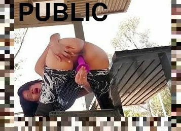 Masturbation in public Bench