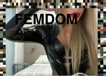 venäläinen, remmidildo, amatööri, typykät, bdsm, pov, fetissi, lateksi, soolo, sidonta