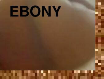 Horny ebony teen twerking