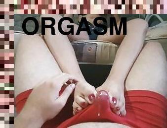 orgasmi, jalat, pov, pikkuhousut, mälli, söpö, fetissi, jalkahomma, vaatteet-päällä, alusasu