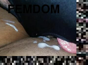 Made Him Cum On My Pussy & Lick It Off!