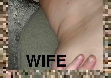 Horney wife cums all over my cock