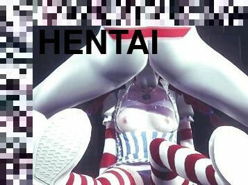 amatööri, julkkis, kaksinpeli, anime, hentai, yhdyntä-penetrating