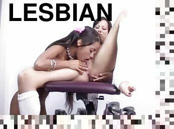 Little Lupe Lesbian Lick Pussy and Fingering Hard