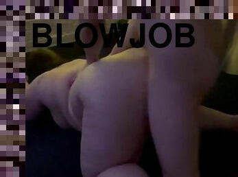 rumpe, doggy, amatør, blowjob, hjemmelaget, deepthroat, par, bbw, lubben, fetisj