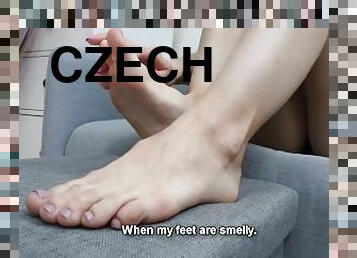 massage, füße, gesichtspunkt, geile, fetisch, freund, czech, zehe