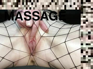 Asmr Fishnets Oil Massage Pov Pussy Play