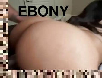 BIG ASS THICK EBONY FUCKS STEP BRO