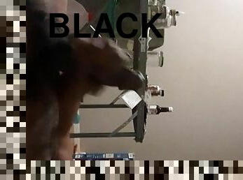The biggest black cock jacking