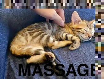 Pussy feels good being massaged.