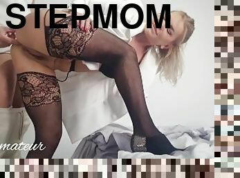 Son fuck Stepmom ass and wet pussy