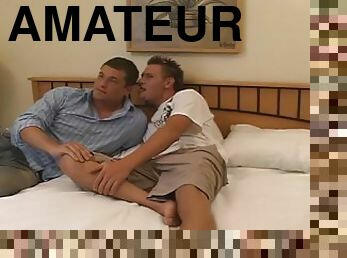 amateur, gay, compilation, première-fois, collège