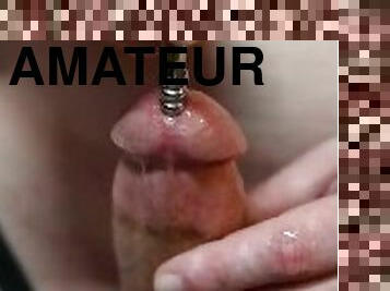 amateur, ejaculation-sur-le-corps, énorme-bite, gay, lingerie, solo, bite, insertion