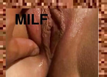 Creamy milf pussy large labia