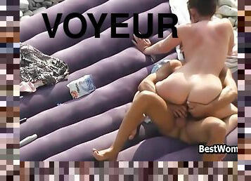 Young Babe Sexy Ass Fucks At Nudist Beach Spycam Voyeur