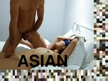 asia, pantat, vagina-pussy, sayang, blowjob-seks-dengan-mengisap-penis, remaja, jepang, sperma, sempurna, cina