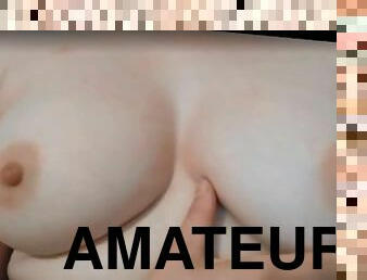 Amateur girl massages her sexy natural tits - amalie lau