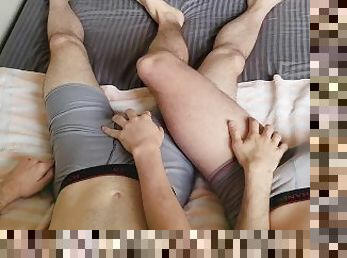 enorme, masturbación, amateur, chorro-de-corrida, paja, pajeándose