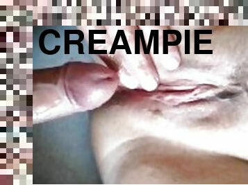 Creampied My pussy was full of Cum