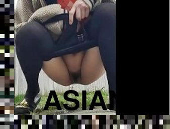 asian, mandi, kencing, awam, pelajar, remaja, hitam, cam, voyeur, upskirt